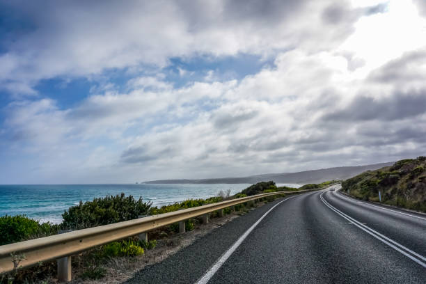 istock Drive on the Great Ocean Road in Australia. 1346745519