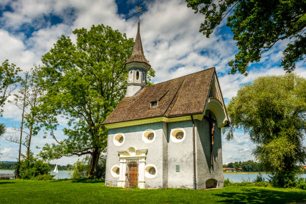 chapel at lake chiemsee in Germany