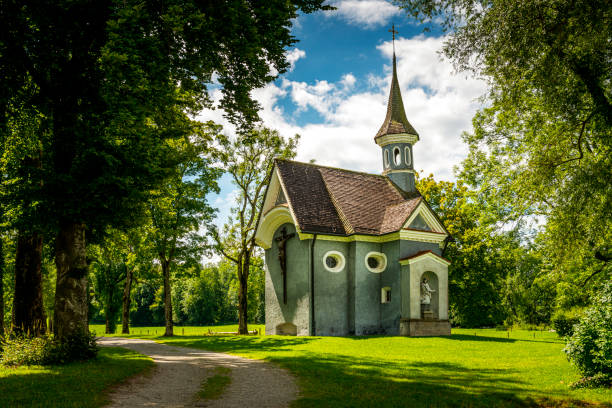 chapel at lake chiemsee in Germany