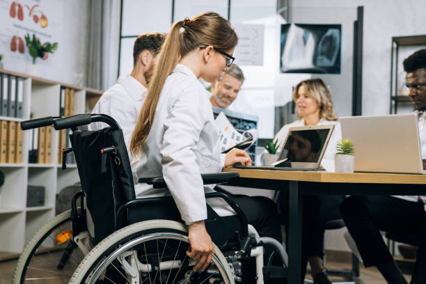 istock Group of diverse doctors having meeting at conference room 1346745836