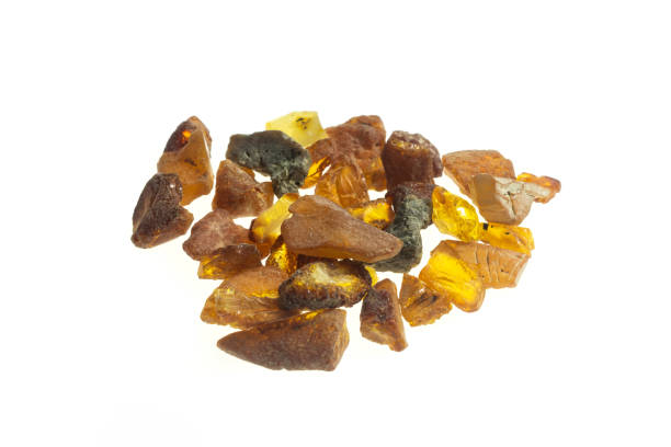 istock golden amber on a white isolated background 1346746929