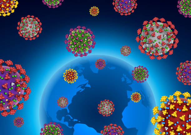 istock Variants of the Covid 19 coronavirus 1346747812
