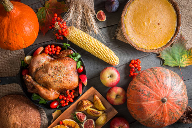 istock Thanksgiving dinner stock photo 1346750205
