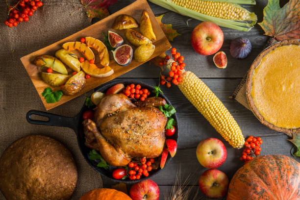 istock Thanksgiving dinner stock photo 1346750229