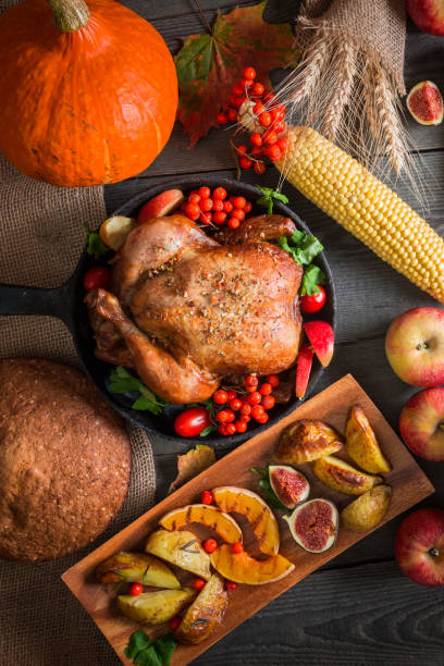 istock Thanksgiving dinner stock photo 1346750242