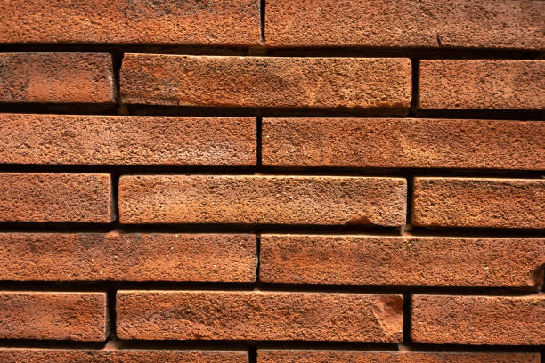 istock Brick wall structure of an old house 1346751254