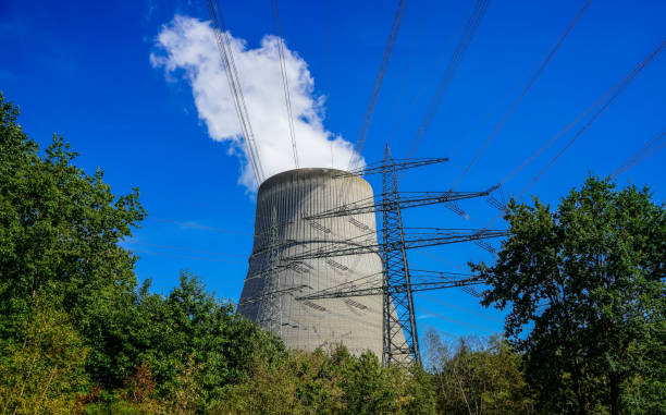 istock A nuclear power plant next to a forest. 1346753976