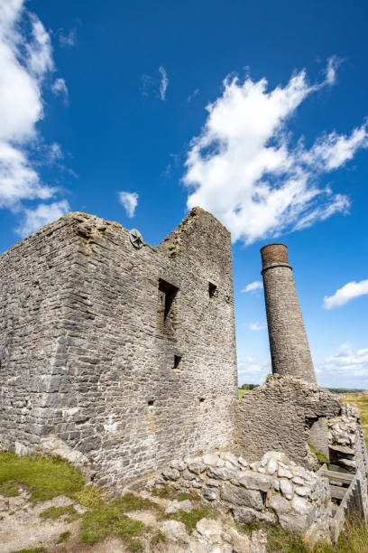 istock Cornish Engine House at Magpie Mine in Peak District National Park, England 1346756815