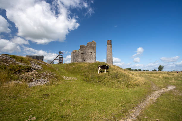 istock Cornish Engine House at Magpie Mine in Peak District National Park, England 1346758072