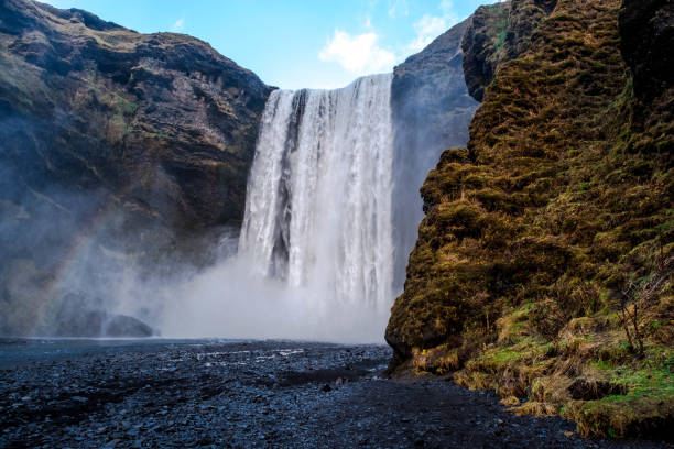 istock Skogafoss, a spectacular waterfall in southern Iceland 1346758921