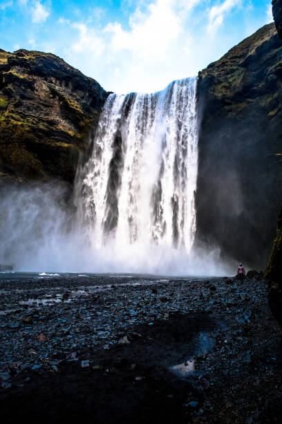 istock Skogafoss, a spectacular waterfall in southern Iceland 1346758944