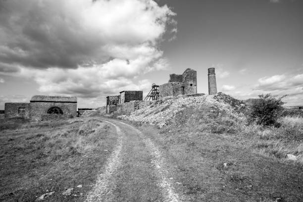 Magpie Mine at Peak District National Park in Derbyshire, England