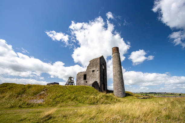 istock Cornish Engine House at Magpie Mine in Peak District National Park, England 1346759198