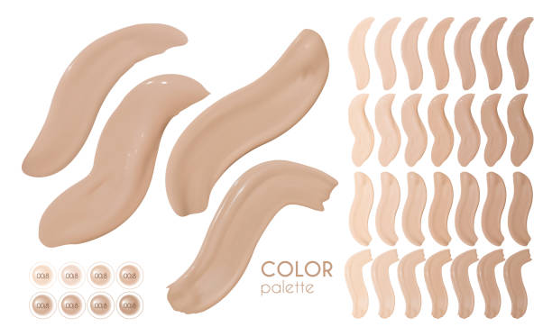 istock Foundation Smudges. Makeup Concealer Texture. Paint Realistic Swatch. Skin Beauty Product. Color Foundation Smudges. 1346767468
