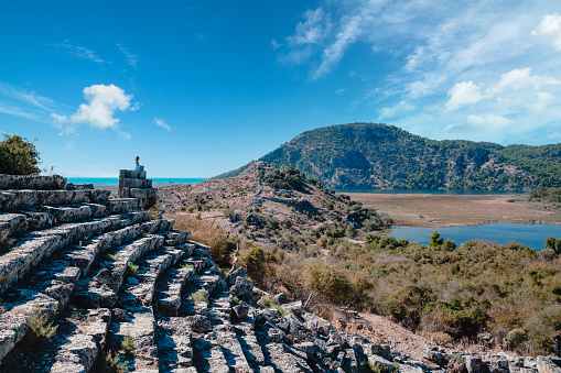 Kaunos was a city of ancient Caria and in Anatolia.Kaunos was an important sea port between İztuzu Beach and the Bay of Dalyan.Rock-cut temple tombs in Kaunos in Hellenistic style is also a famous attraction point.