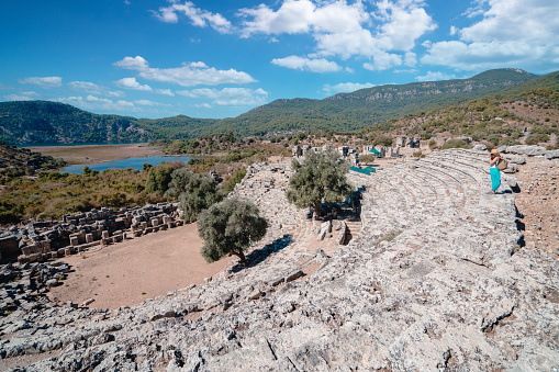 Kaunos was a city of ancient Caria and in Anatolia.Kaunos was an important sea port between İztuzu Beach and the Bay of Dalyan.Rock-cut temple tombs in Kaunos in Hellenistic style is also a famous attraction point.