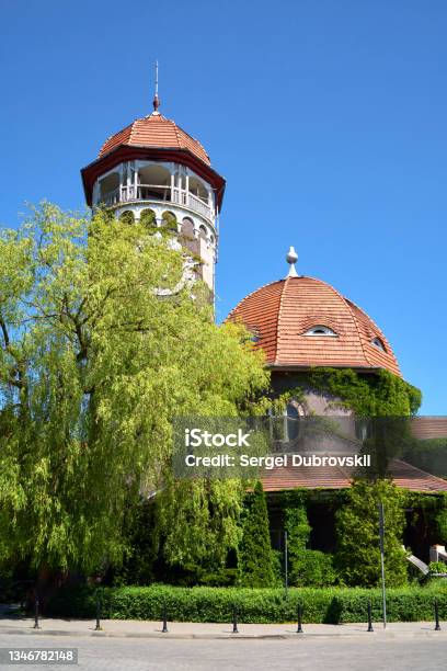 Old German Water Tower Stock Photo - Download Image Now - Ancient, Architectural Dome, Architecture