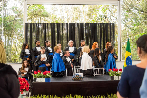 istock National anthem at the graduation ceremony 1346783412