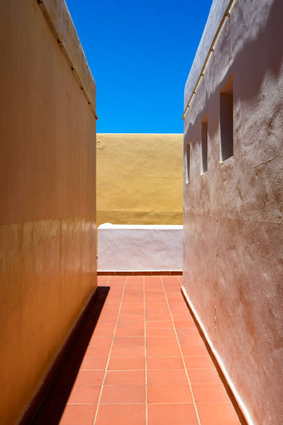istock open air passage in a large building in Spain 1346785634