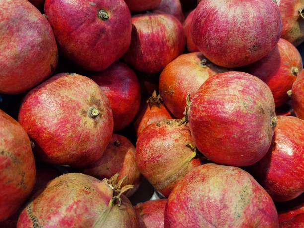 istock Pomegranate several ripe to eat 1346798452