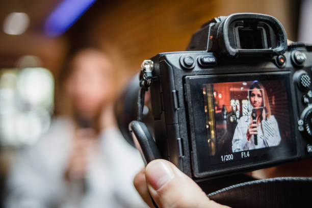istock Portrait of a professional journalist at work 1346798786