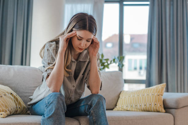 istock Young people often suffer from depression and sadness 1346800638