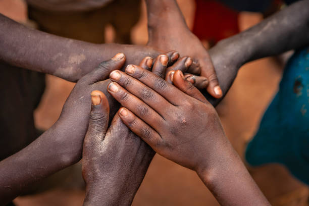 istock Togetherness of African children 1346801064