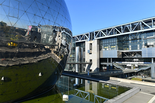 Paris, France-10 14 2021:The Cité des Sciences et de l'Industrie (\