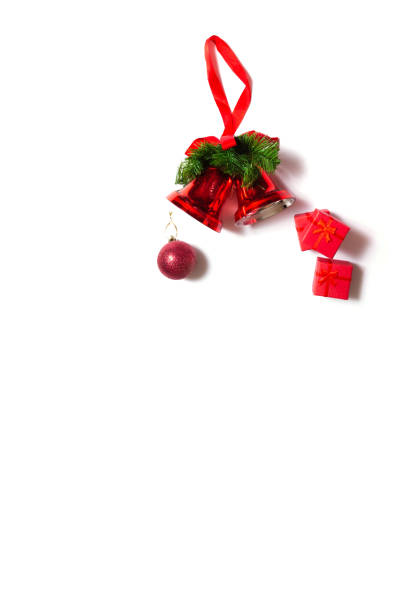 istock Christmas decoration with bells and gifts 1346803827