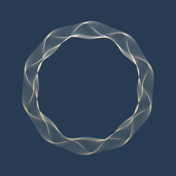 未来のモーフィングラインフレーム。抽象的な円ギョッケ。ベクトルの図 - hypotrochoid点のイラ�スト素材／クリップアート素材／マンガ素材／アイコン素材