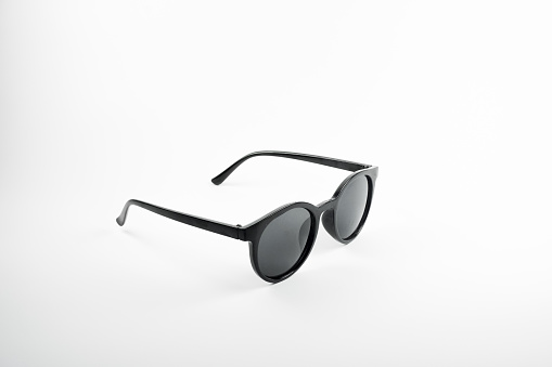 Sunglasses on a white background.  glasses for holidays and outdoor activities