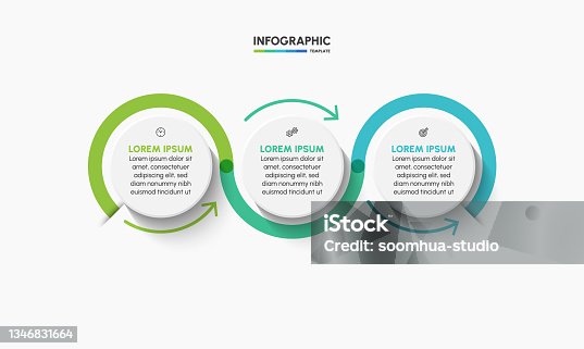 istock Business infographic timeline icons designed for abstract background template 1346831664