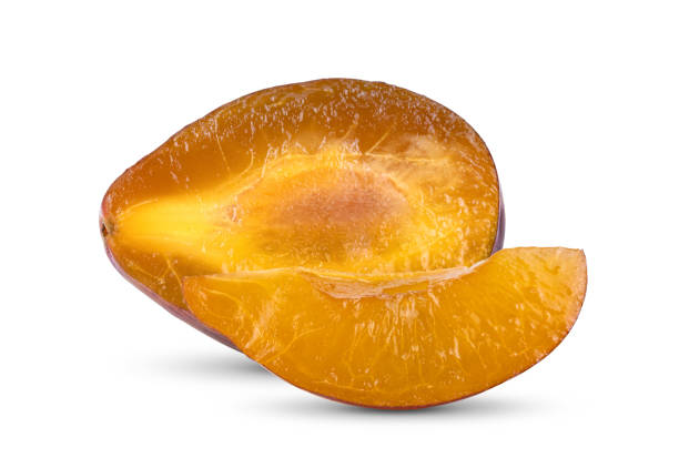 istock prune or plum isolated on a white 1346837168