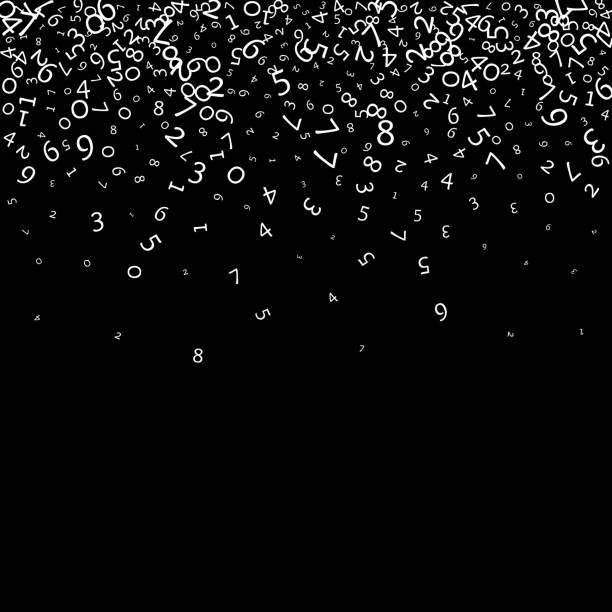 3,100+ Floating Numbers Stock Illustrations, Royalty-Free Vector ...