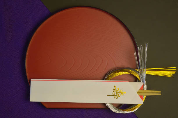 istock Tray and Chopsticks for New Year Days 1346868034