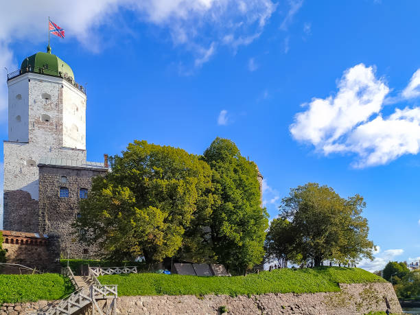 istock Olaf Tower in Vyborg, Russia 1346881630