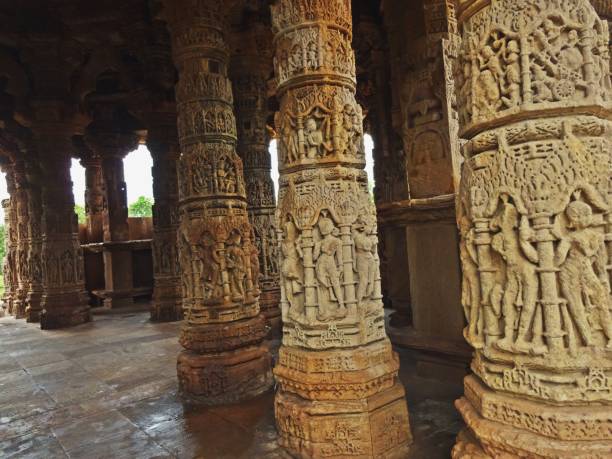 istock carving at sun temple modhera gujarat 1346885880