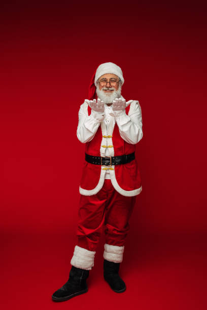 istock Happy, real, funny Santa Claus 1346889081