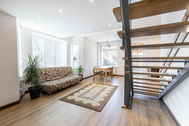 istock Modern living room in scandinavian style 1346889335