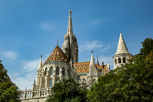 Matthias church in Budapest, Hungary.