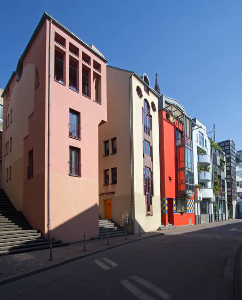 istock Modern houses in Frankfurt 1346904197