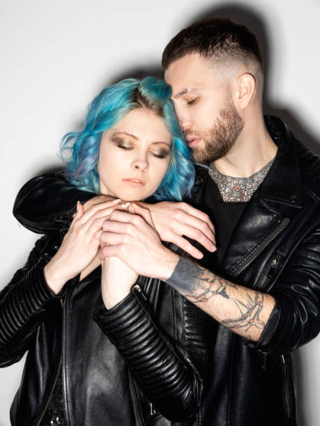 istock beloved couple snuggle together enjoying date 1346907061