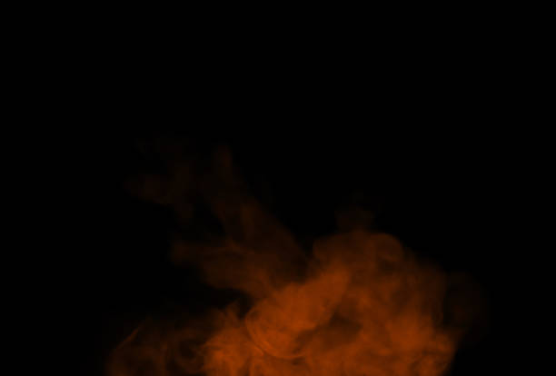 istock floating brown steam smoke spray 1346907709