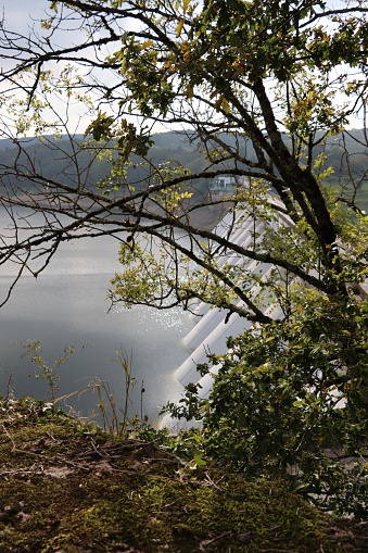 The Lac de Pannecière or Lac-reservoir de Pannecière-Chaumard is an artificial lake located in the Nièvre department, in Bourgogne-Franche-Comté, in the western part of the Morvan natural region