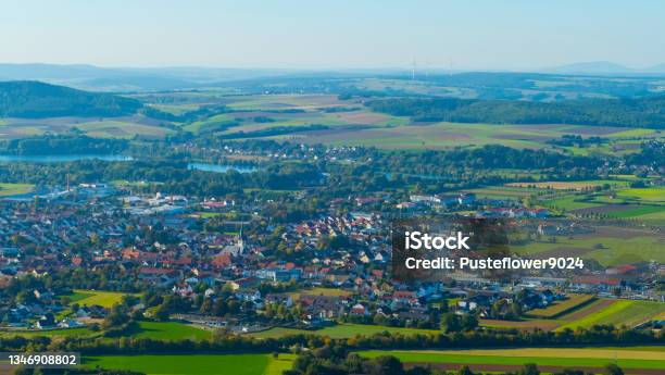 Top View Of Bad Staffelstein In Bavaria Germany Stock Photo - Download Image Now - Bad Staffelstein, Aerial View, Architecture