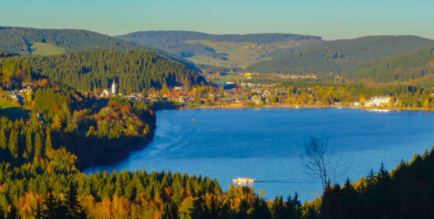 istock Lake Titisee in Germany from above 1346908865