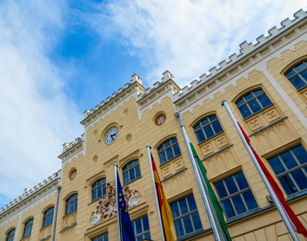 Town Hall of Zwickau in Germany stock photo