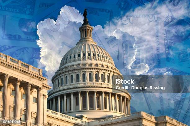 American Politics Stimulus Bill And Infrastructure Stock Photo - Download Image Now