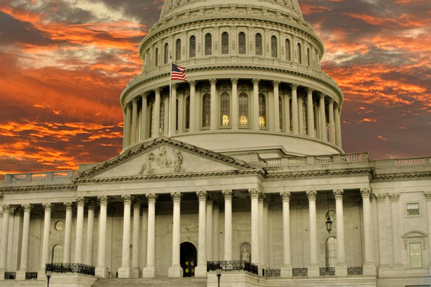 climate politics: congressional democrats - congress - senate finance committee imagens e fotografias de stock