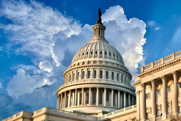 congress infrastructure and climate change legislation - senate finance committee imagens e fotografias de stock